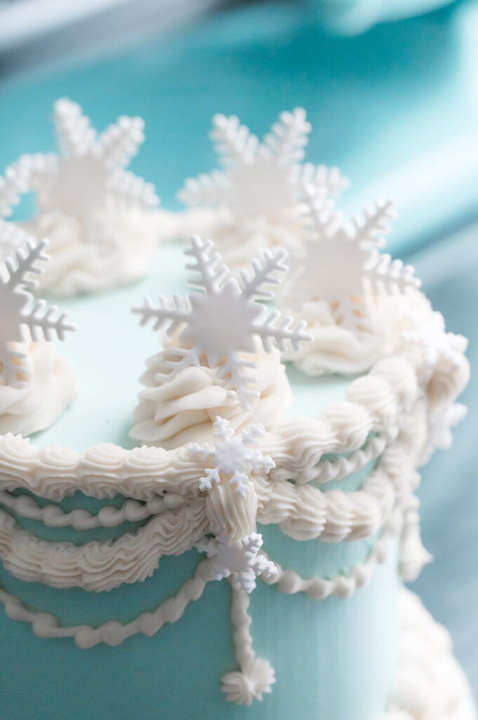 snowflake cake