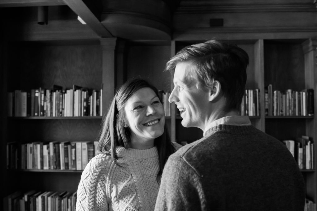 dartmouth couple in baker-berry library